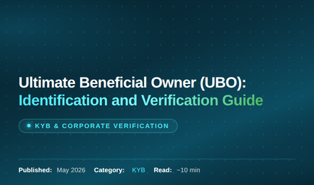 UBO Verification One Constellation