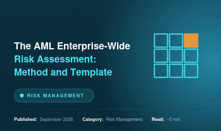 The AML Enterprise-Wide Risk Assessment: Method and Template