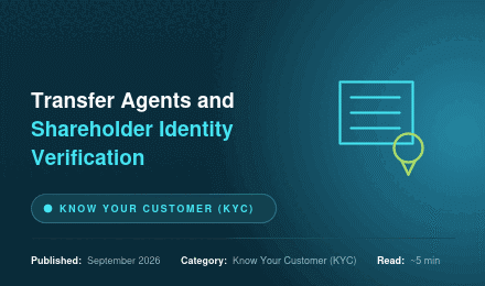 Transfer Agents and Shareholder Identity Verification
