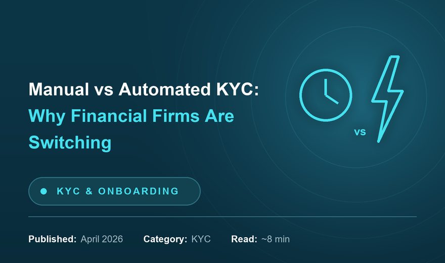 Manual vs Automated KYC: Why Financial Firms Are Switching
