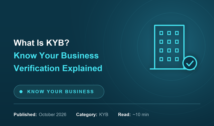 What Is KYB? Know Your Business Verification Explained