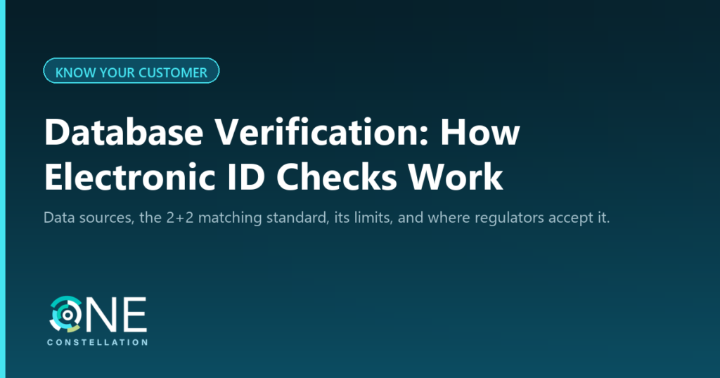 Database Verification: How Electronic Identity Checks Work