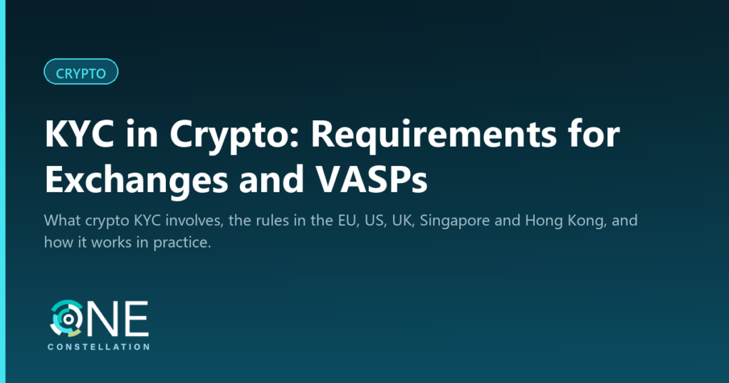 KYC in Crypto: Requirements for Exchanges and VASPs